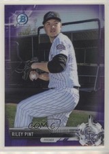 2017 Bowman Draft Chrome Purple Refractor 130/250 Riley Pint #BDC-111 ov4