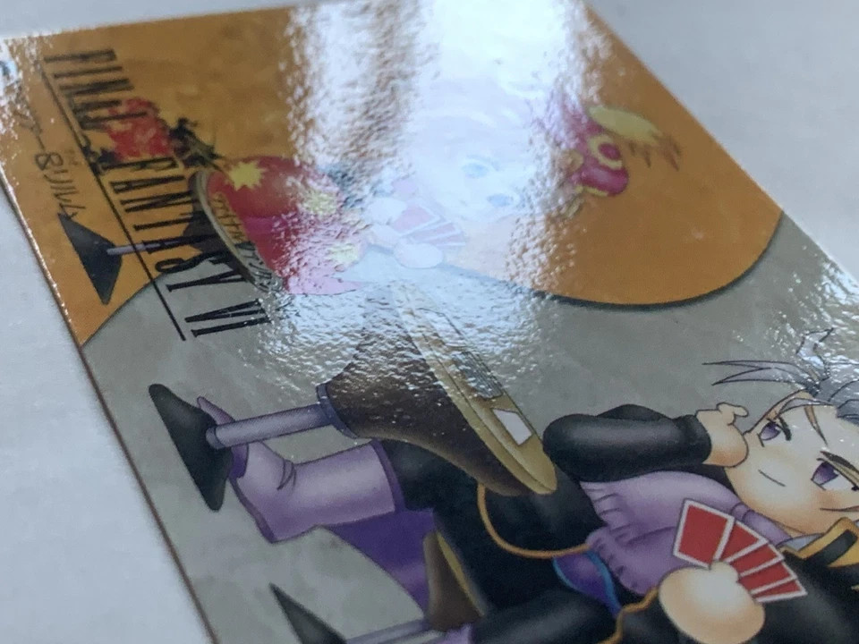 Setzer Gabbiani FINAL FANTASY VI FF6 SQUARE japanese 1995 card