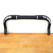 Profile Design T2 Wing Handlebar Black 42cm Width 31.8mm Clamp Road Cycling