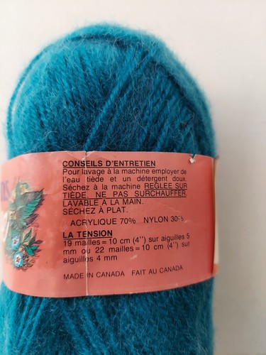patons promise 40g yarn 145 yds lot (8) skeins teal or light blue - Picture 4 of 5
