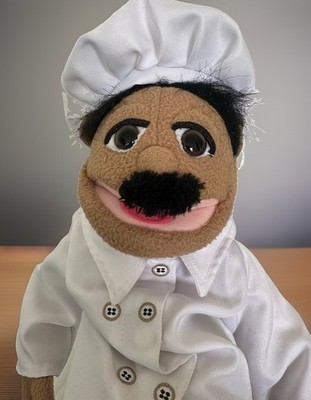 SML Chef PeePee Hand Puppet Melissa & Doug Brand, SCREEN ACURATE