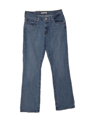 Levi's Damen klassische Bootcut-Jeans US 12 Large W31 L31 blau BP10