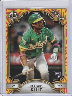 2023 TOPPS TRANSCENDENT COLLECTION VIP PARTY #19 ESTEURY RUIZ ONE OF ONE 1/1