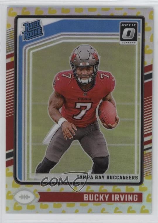 2024 Panini Donruss Optic Rated Rookie Flex Prizm 52/149 Bucky Irving #216 15x1