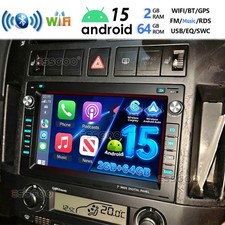 CarPlay Android 15 Autoradio Für VW Polo 9N Golf 4 Passat B5 T5 GPS Navi 64G RDS