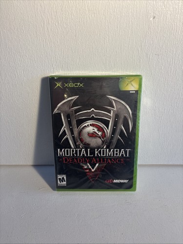Vtg Mortal Kombat: Deadly Alliance Microsoft Xbox black label new Factory Sealed