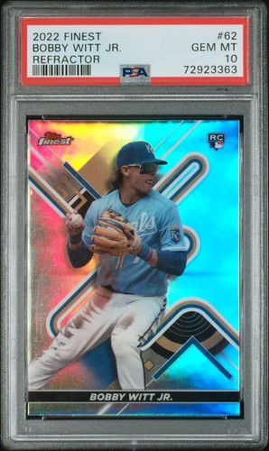 Bobby Witt Jr. [Refractor] #62 2022 Topps Finest card