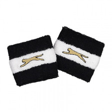 Image of Slazenger Padel - Globo Wristbands / Sweatbands - 2-Pk – Black/White - One Size