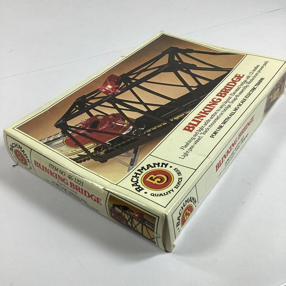 Bachmann Model Train Blinking Bridge HO Scale Untested 46-1221 - Image 2 of 4