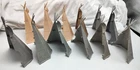 Vintage Marx Playset Vinyl Tepee Sections Group of 12 Various Colors