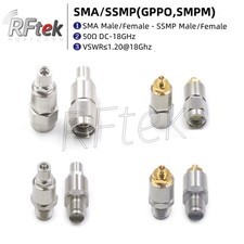 SMA To SSMP GPPO Male Female DC-18G Precision RF Adapter MMwave Test Connector