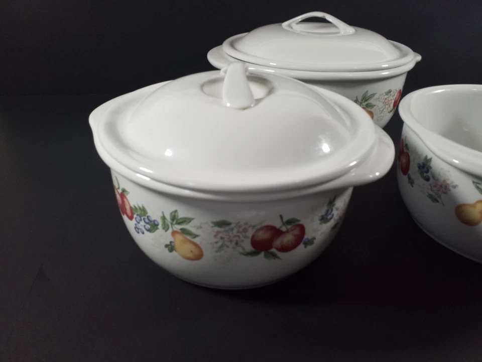 Caçarola vintage Corelle Coordinates grés chutney 2,1,5 qt 1,2,5 - Imagem 3 de 4