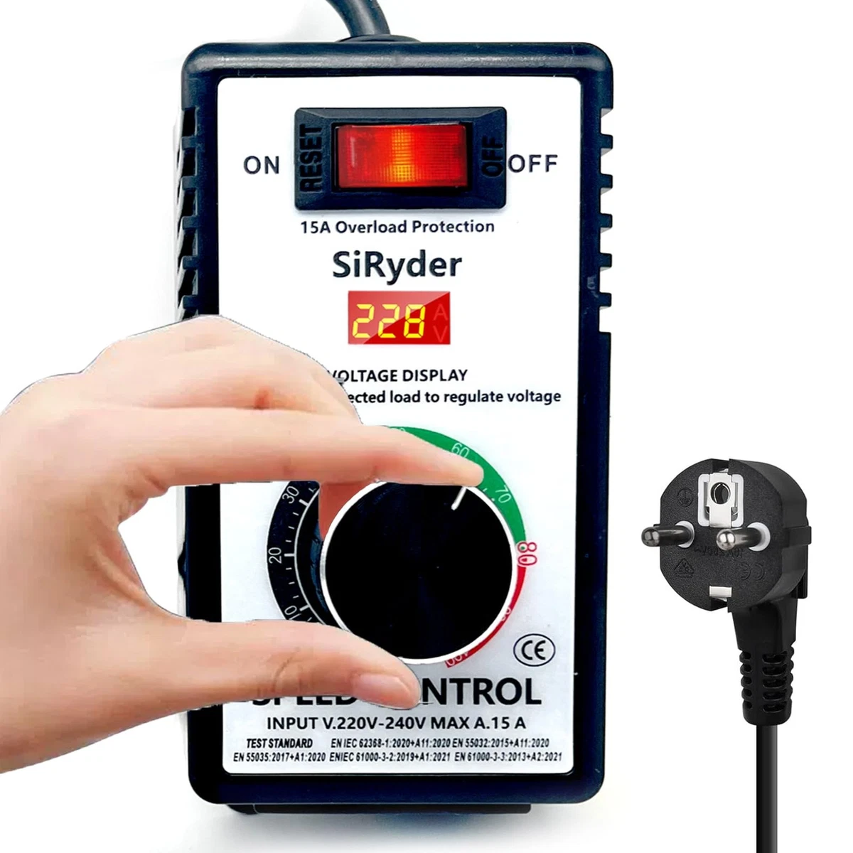 CONTROLLER INTERRUTTORE TENSIONE continua motore regolatore di tensione
