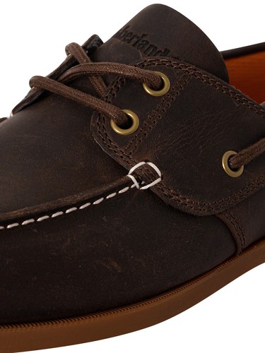 Timberland Uomo Scarpe da barca in pelle Cedar Bay, Marrone - Imagen 8 de 9