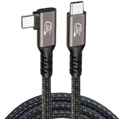 USB C Cable 20cm Type-C Male to Type-C Male Cord 240W Charging Data Sync Cable