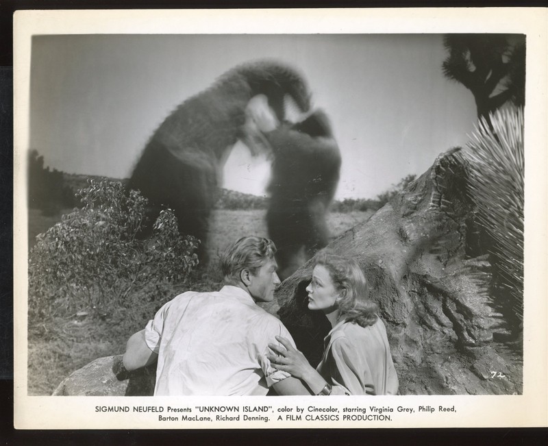 UNKNOWN ISLAND Original 1948 8 x 10 Dinosaur Adventure Still vv