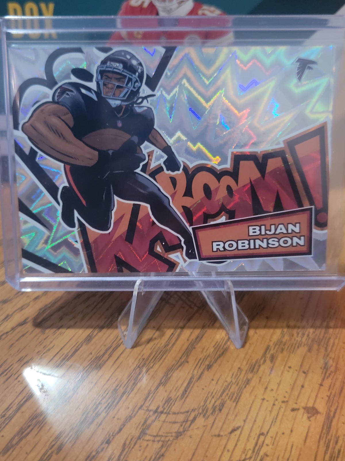 2025 Panini Absolute Bijan Robinson Kaboom - Horizontal #21 Atlanta Falcons