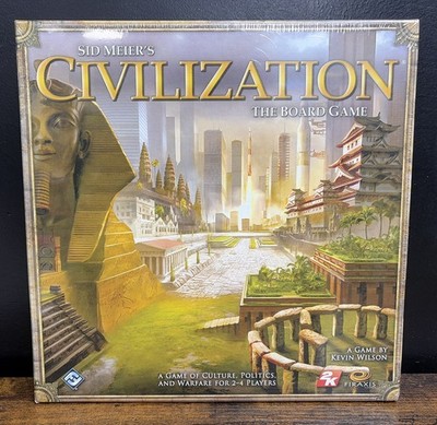Sid Meier's Civilization The Board Game Fantasy Flight FFG 2010 Factory Sealed