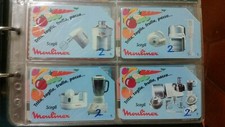 SCHEDE TELEFONICHE SERIE MOULINEX USATE PERFETTE MAGNETIZZATE C&C2418/21 G384/87