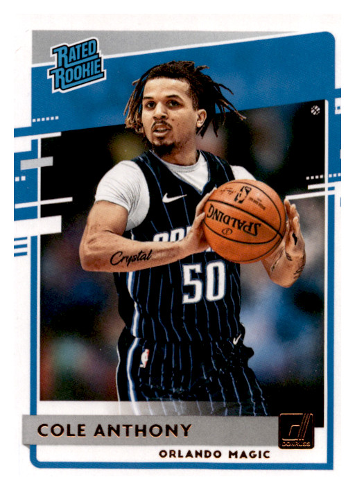 2020 Donruss #208 Cole Anthony   Rated Rookie Orlando Magic