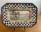 Mackenzie Childs Maclachlan pattern Hors d'Oeuvre Tray Salad Plate 1983