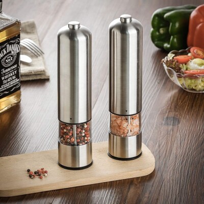 dash electric salt & pepper mill aqua
