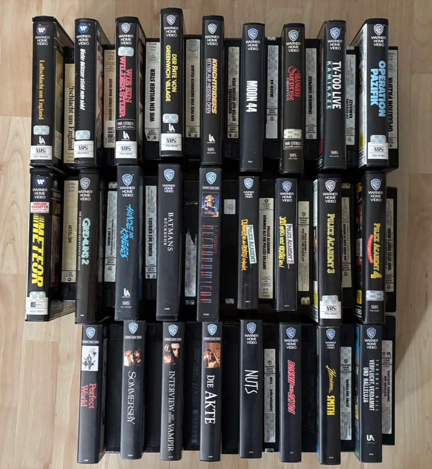 26x VHS / VIDEO SAMMLUNG - WARNER HOME VIDEO Klassiker 60er/70er/80er/90er RARE - Bild 3 von 4