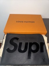 Louis Vuitton X Supreme Pochette Jour Epi Gm Black 