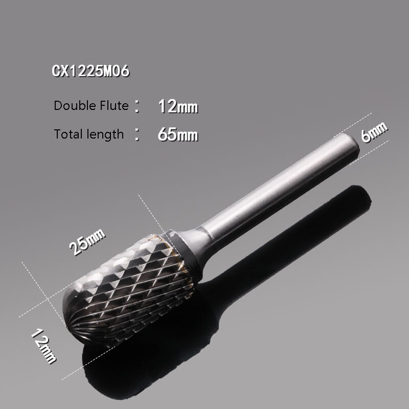 3-16mm Tungsten Carbide Rotary File Burr 6mm Shank Metal Die Grinder Drill Bit