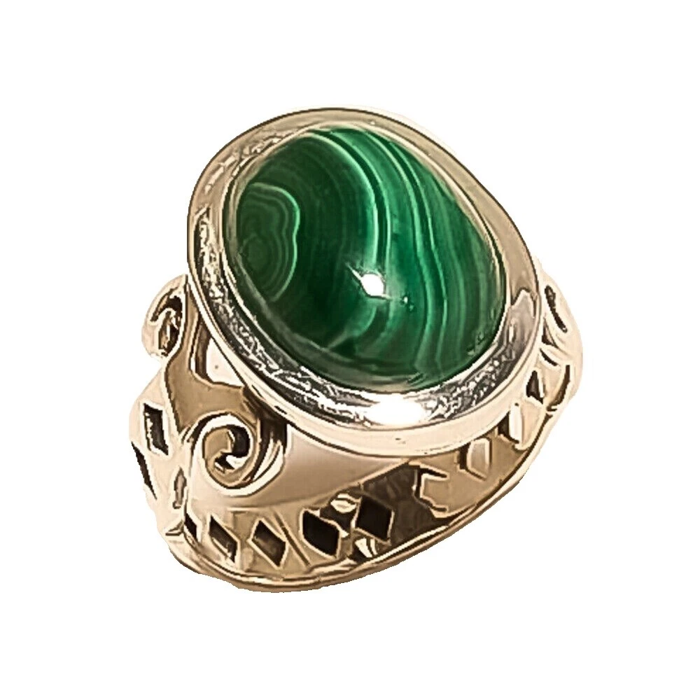 Malachite Rings 11 Ring for Men