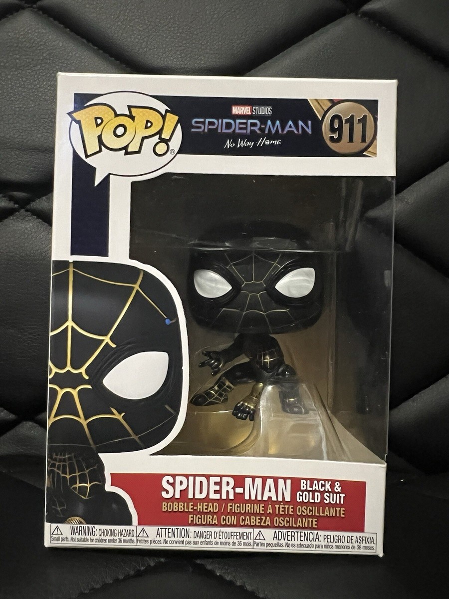 Funko Pop! Marvel: Spider-Man: NWH Spider-Man in Black and Funko Pop! Marvel: Spider-Man: NWH Spider-Man in Black and