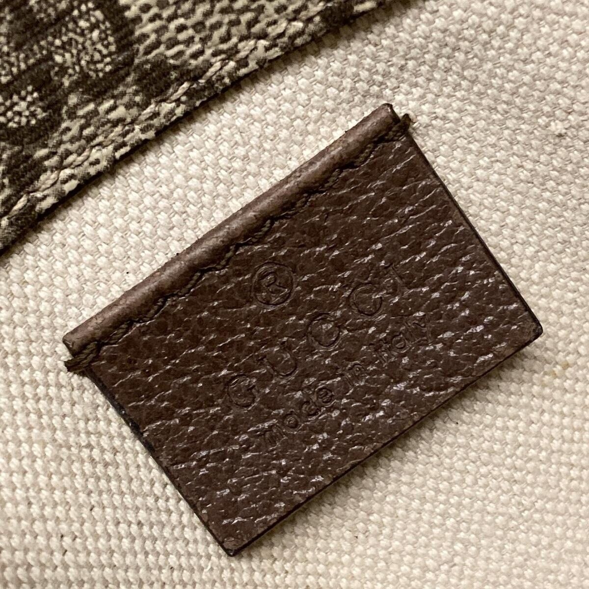Auth GUCCI Neo Vintage GG Supreme Belt Bag 493930 Beige Dark Auth GUCCI Neo Vintage GG Supreme Belt Bag 493930 Beige Dark