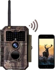 BlazeVideo 64MP 1296P Wildkamera Wlan Fotofalle Jagdkamera Wildtierkamera