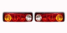 2x CLASSICAL REAR BULB LIGHTS TRUCK LORRY CAMPER HORSEBOX FORD MERCEDES RENAULT