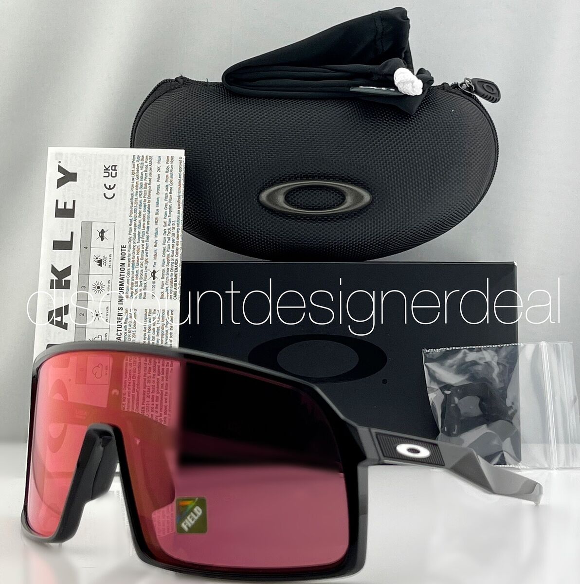 Oakley OO9406 Sutro 01 Prizm Road & Matte Black Sunglasses