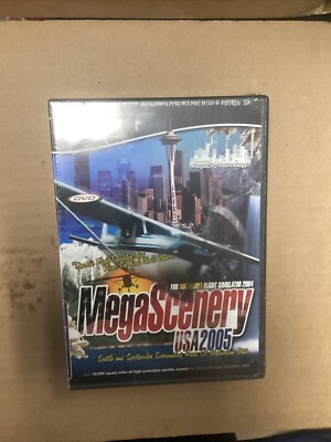 New Sealed PC AVIATOR MEGA SCENERY USA 2005 VOLUME 4: Pacific Northwest