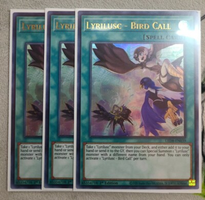Yu-Gi-Oh! Karte Lyrilusc LED8-EN039 Bird Call – Ultra Rare, 1. Edition Aus Synchro Storm