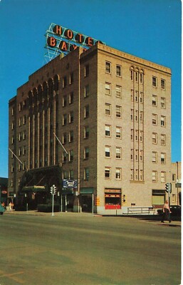 Chrome Postcard - Bozeman, Montana, Baxter Hotel, Heart of the Gallatin Empire