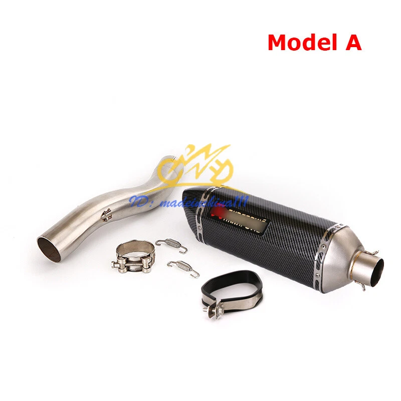 Silenciadores de escape de 470 mm sin cordones para Kawasaki Ninja ZX10R 2004-2005 Foto 2 de 4