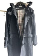 Burberry Charcoal Duffle Coat Size S