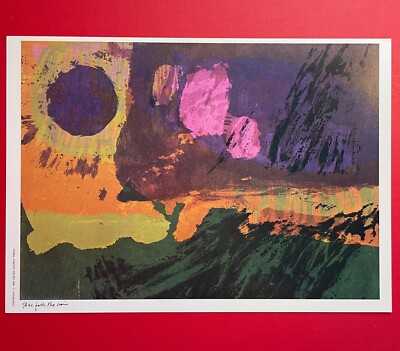 Sister Mary Corita Kent Poster Still Falls the Rain 10x14 1968 Print EUC.