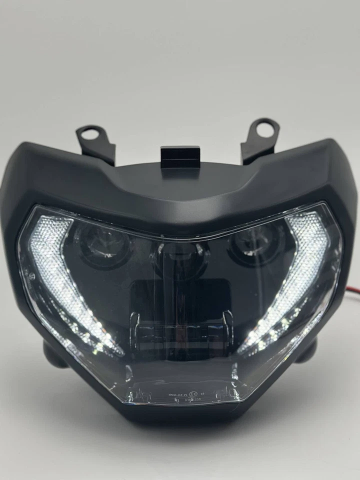 Conjunto de faros LED Plug and Play faros DRL para Yamaha FZ07 MT07 2018-2020 Foto 3 de 4