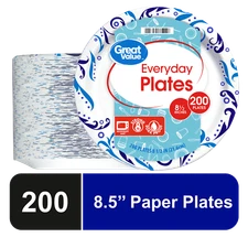 Everyday Paper Plate, 8.5", 200ct, Patterned