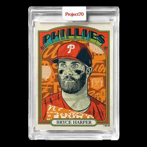 2021 Project 70 #847 1972 Bryce Harper by Morning Breath Phillies (PR=696)