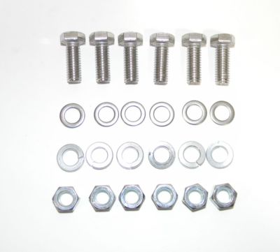 SB/BB Chevy Stainless Steel 1'' Hex Head Exhaust Header Collector Bolt  24 pcs