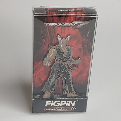 Bandai Tekken 7 Figpin Heihachi Mishima Brand New Not For Resale Promo Pin