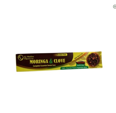 Moringa and Clove Complete Natural & Organic Fluoride Free & Vegetable Base 7Oz