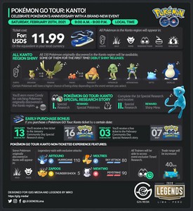 Pokemon Go Tour Kanto Shiny Hunting Shiny Mew Quest Raids More 2 21 Ebay