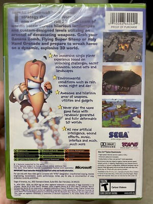 NEW Worms 3D Original Xbox FACTORY SEALED 2004 NTSC-U Game | eBay