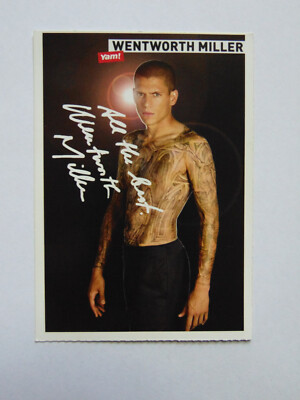 Bravo Autograph Card Wentworth Miller & Mark Medlock